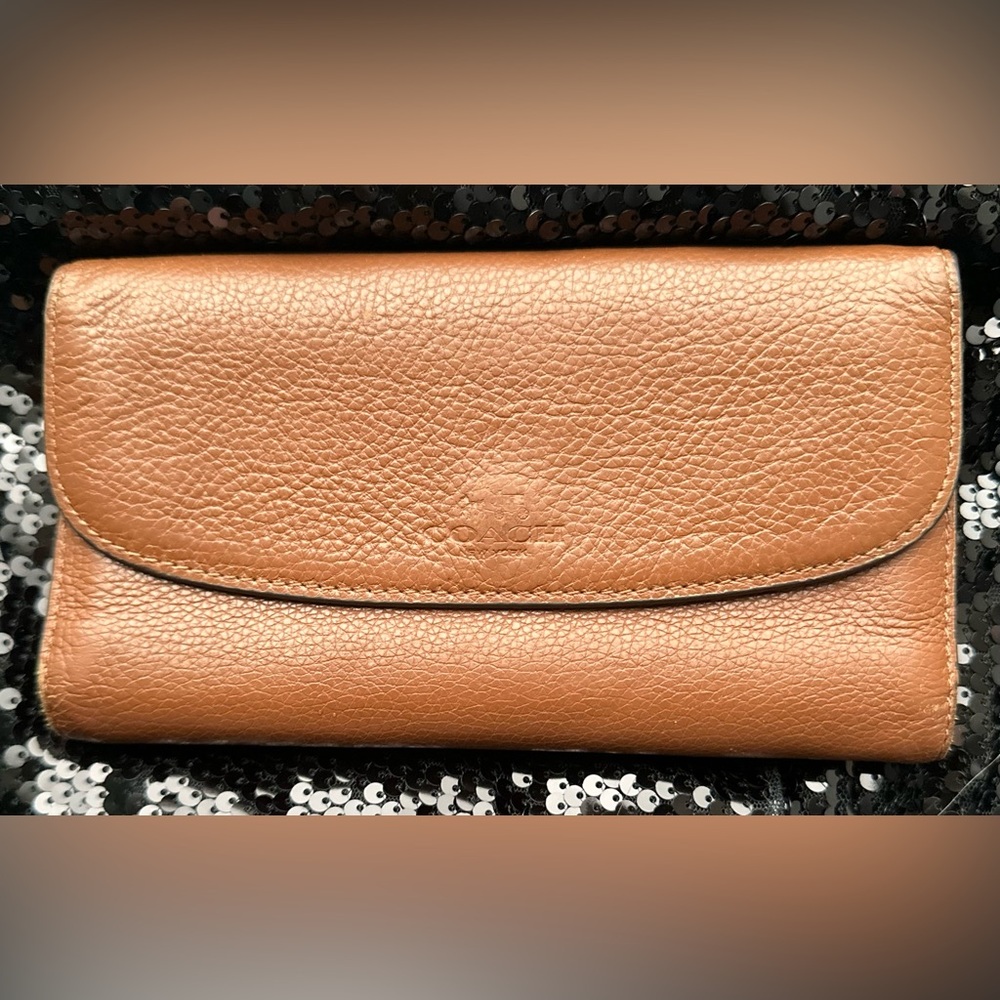 COACH Vintage Brown Leather Wallet